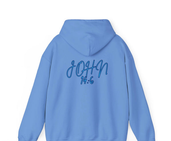 Powder blue monochrome Unisex Jesus is the Way Hoodie