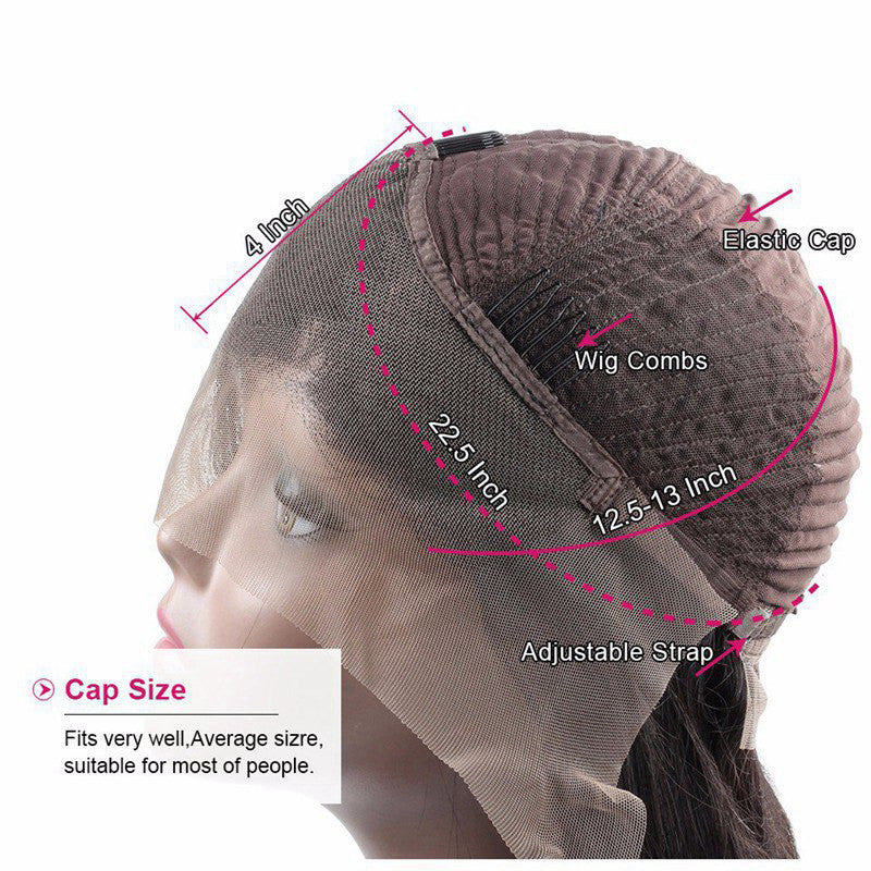 Ombre Lace Front Wig – Remy Human Hair, Colorful