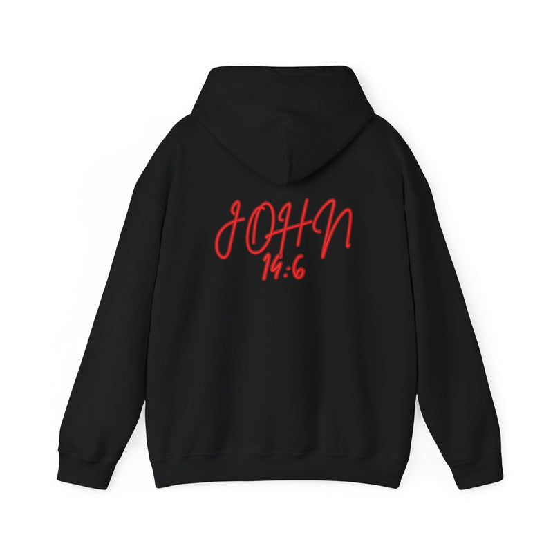 Black Heavy Blend™ J.I.T.W Hooded Sweatshirt