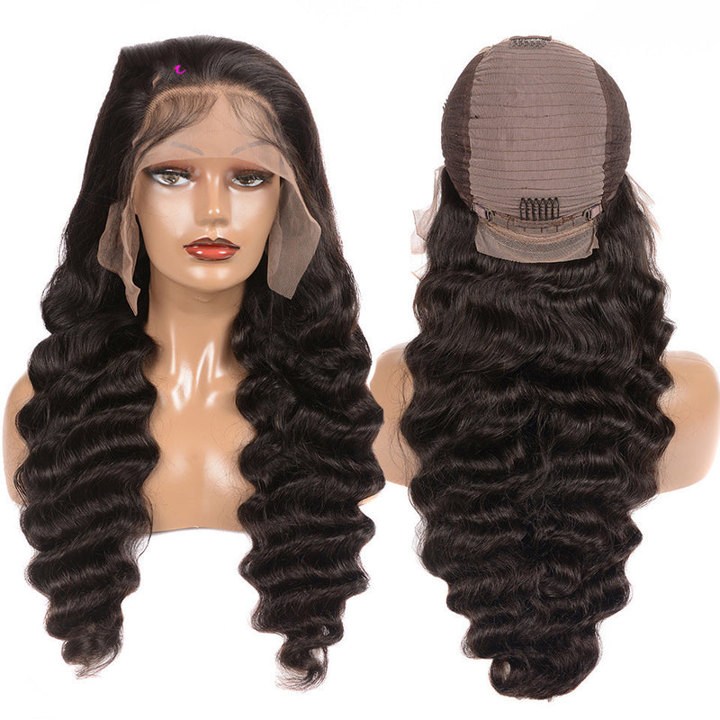 Human Hair Loose Deep Lace Frontal Wig – 13x4