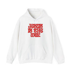 White Heavy Blend™ J.I.T.W Hooded Sweatshirt