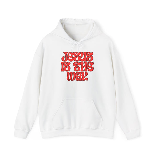 White Heavy Blend™ J.I.T.W Hooded Sweatshirt