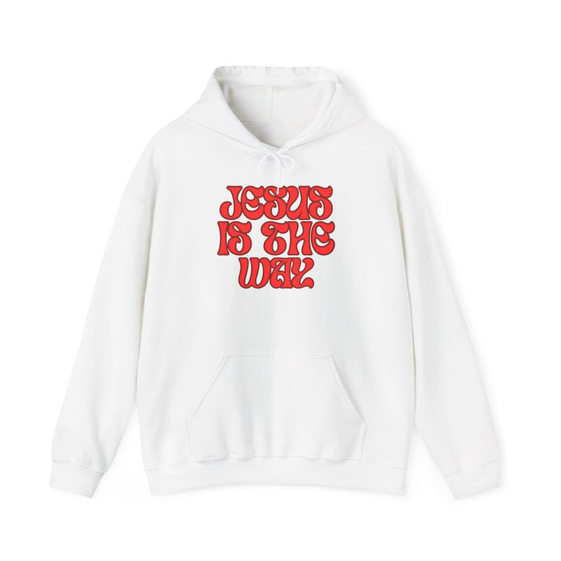 White Heavy Blend™ J.I.T.W Hooded Sweatshirt