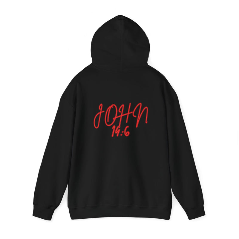 Black Heavy Blend™ J.I.T.W Hooded Sweatshirt