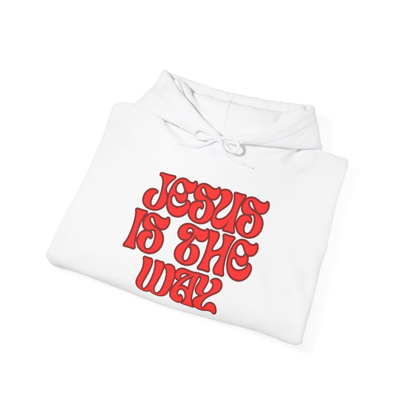 White Heavy Blend™ J.I.T.W Hooded Sweatshirt