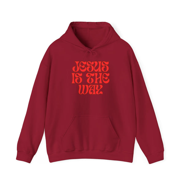 Red Heavy Blend™ J.I.T.W Hooded Sweatshirt