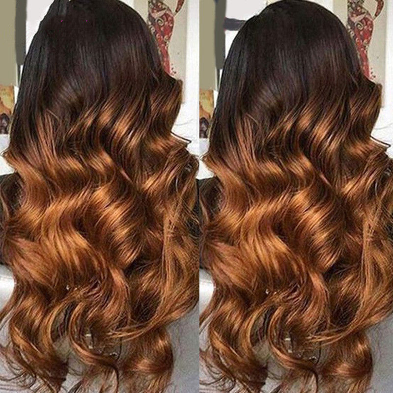 Ombre Lace Front Wig – Remy Human Hair, Colorful