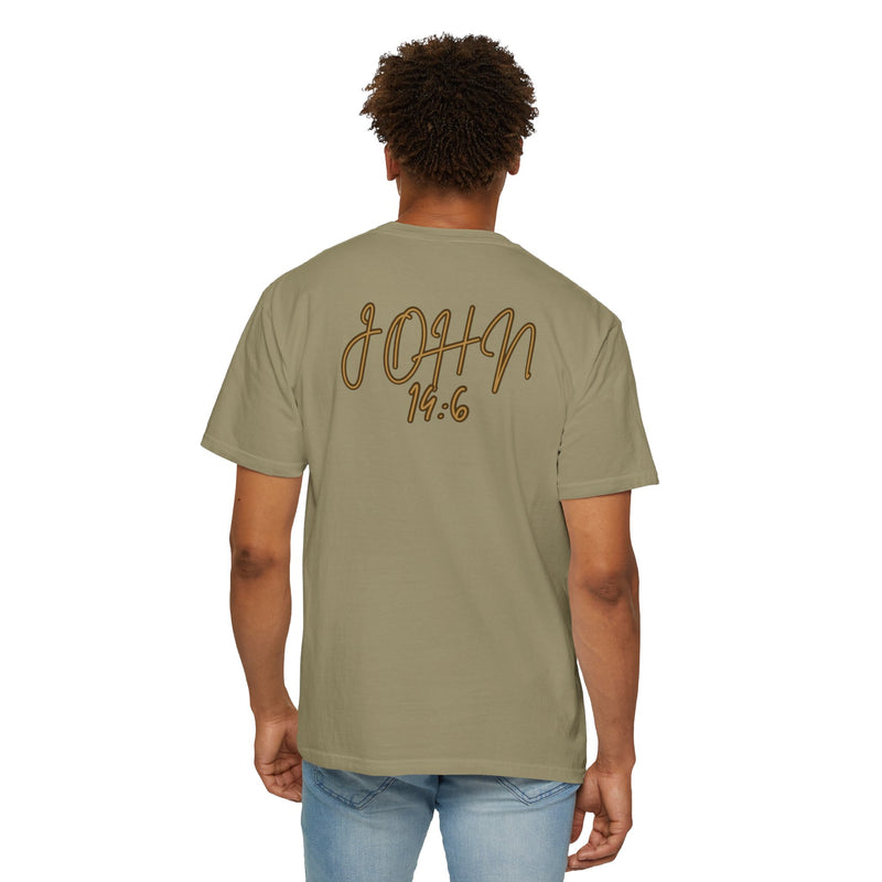 Khaki Garment-Dyed T-shirt