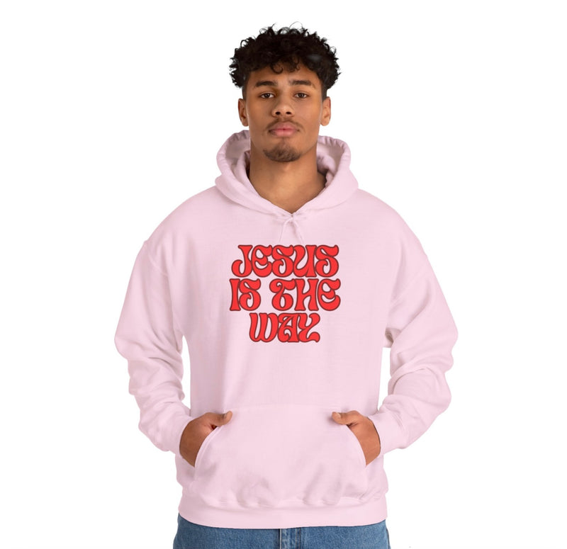 Valentine Themed Unisex Jesus Is The Way Hoodie