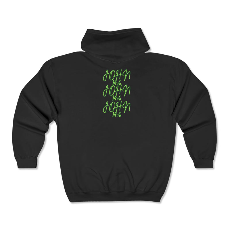 Dark Heavy Blend™ Full Zip Hooded Sweatshirt