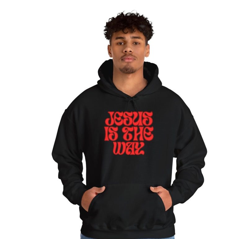 Black Heavy Blend™ J.I.T.W Hooded Sweatshirt