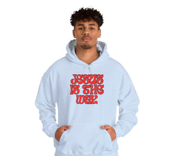 Powder Blue Unisex Jesus Is The Way Hoodie