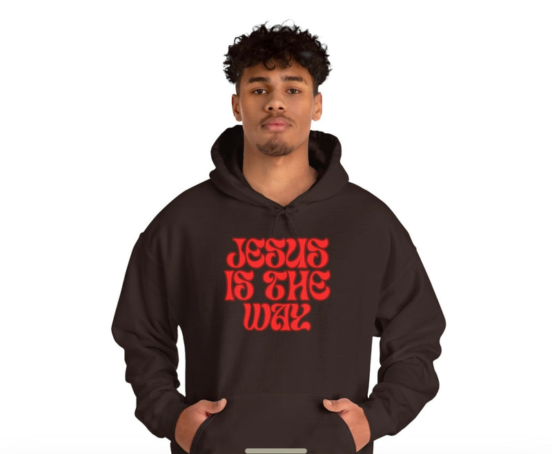 Dark Chocolate Jesus Is The Way Unisex Hoodie