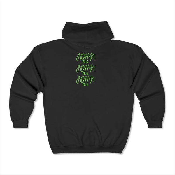 Dark Unisex Jesus Is The Way Hoodie